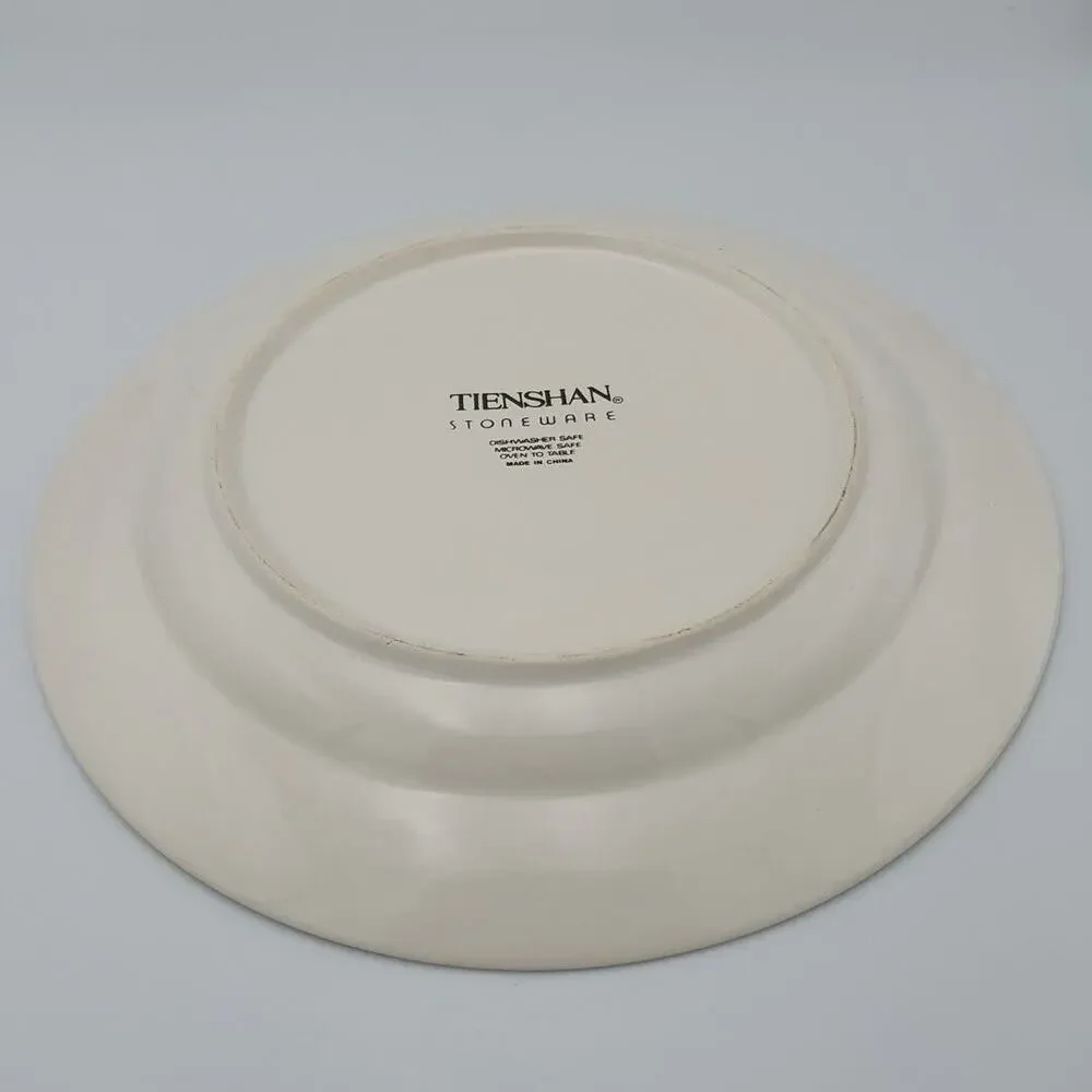 Tienshan Stoneware Blue Unicorn Fantasy Dinner Plate 10.5